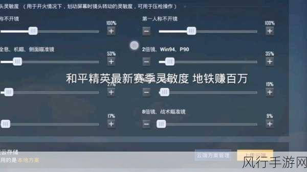 和平精英压枪技巧与灵敏度设置，手游公司视角的财经分析