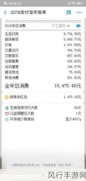 轻松解锁 2018 支付宝年账单，洞察消费全貌