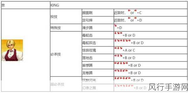 拳皇97火神连招秘籍，解锁手游盈利新篇章