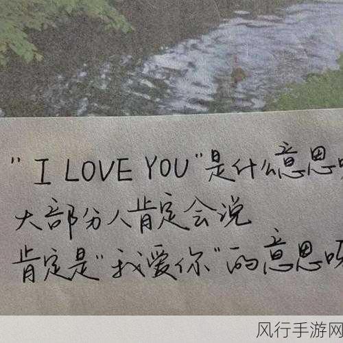 解读May I love you背后的浪漫与深意