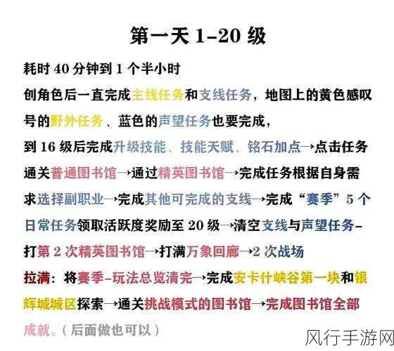 深度解析塔瑞斯世界卡莱安营地老三机制