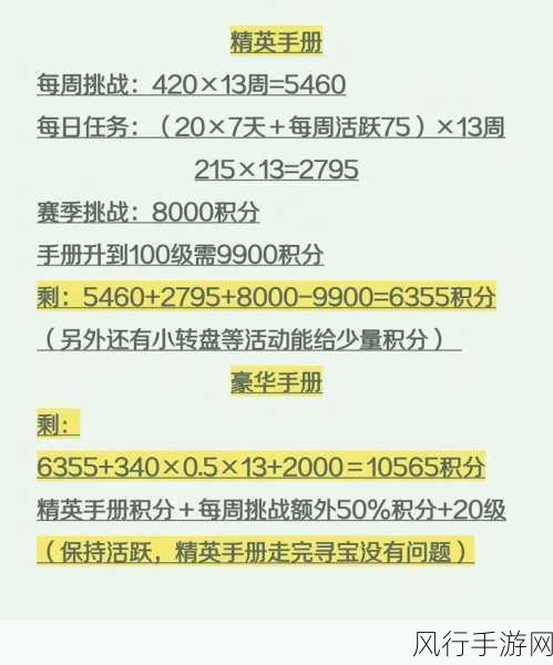 和平精英SS9赛季手册寻宝，积分需求与攻略详解