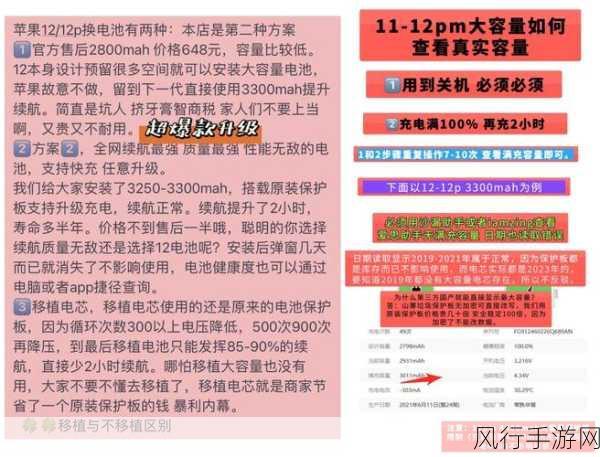 iPhone12 电池容量全解析，你了解多少？