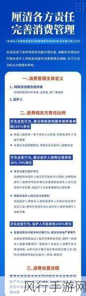 未成年人游戏退费新规出台，责任划分明确助力行业健康发展