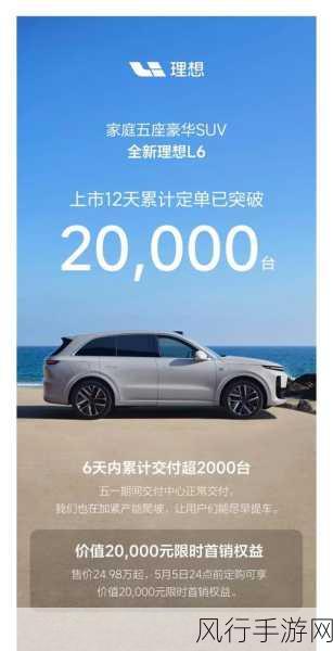 理想L6火爆市场，上市7个月交付破15万，产能挑战升级