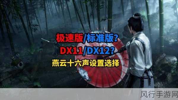 燕云十六声DX11与DX12，性能与兼容性的双重考量