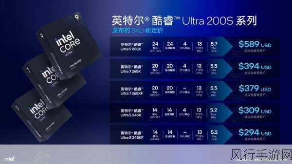 英特尔酷睿Ultra200S新微码助力手游性能飞跃