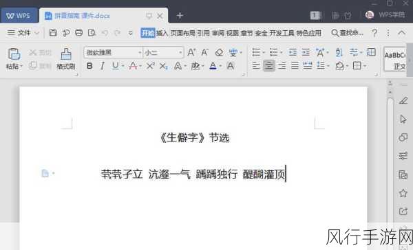 轻松搞定 Word 中文字只留拼音的技巧