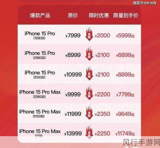 iPhone降价风暴来袭，苹果AI战略下的手游市场新动向