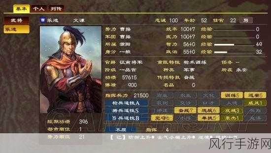 三国志13深度剖析，重臣特性攻略的财务与战略价值