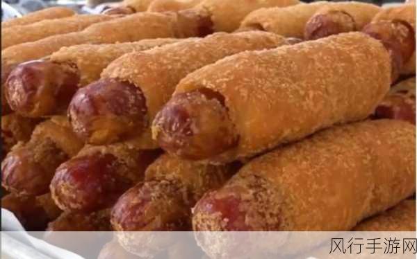 甜甜圈想吃大香肠 喝热牛奶-美味甜甜圈搭配大香肠与热牛奶🍩🌭