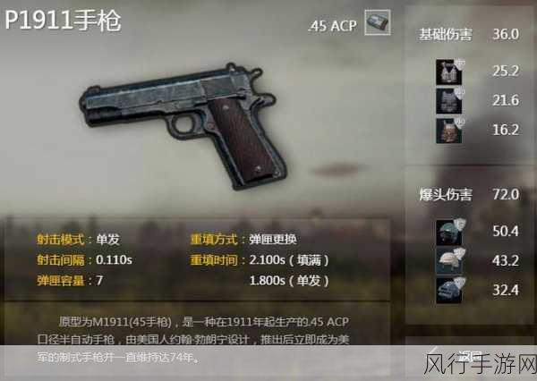 pubg武器伤害表-全面解析PUBG武器伤害数据📊🔫