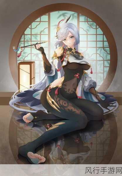 原神申鹤,腿法绝技,震撼战场