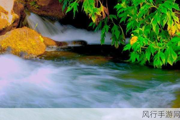 桃花洞口已是溪水潺潺-溪水潺潺映桃花洞口的美丽景色 🌸💧