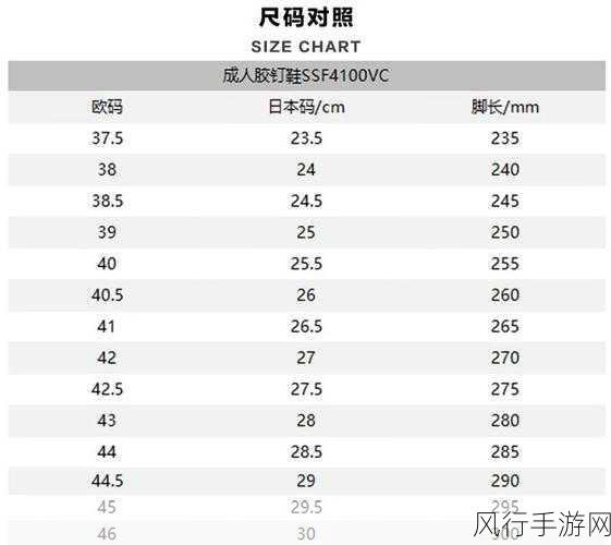 欧洲尺码日本尺码专线发布-欧洲尺码与日本尺码对照指南发布📏✨