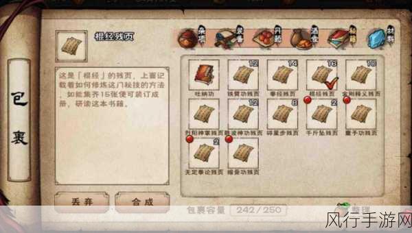 烟雨江湖藏经阁秘境,成就武侠梦的神秘之旅