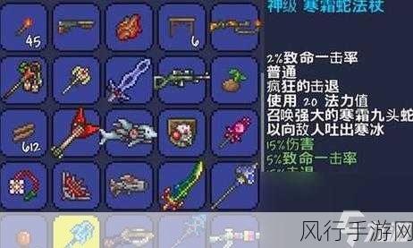 泰拉瑞亚灾厄,法师装备全解析与攻略指南