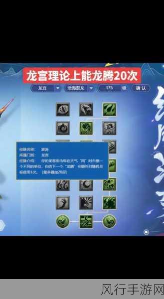 梦幻西游三维版龙宫技能深度剖析,财经视角下的技能价值