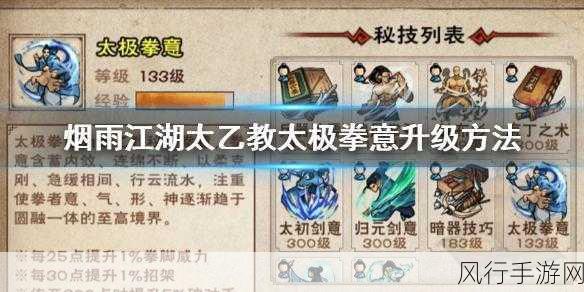 烟雨江湖合斗术升级秘籍大揭秘,掌握战局,制胜未来