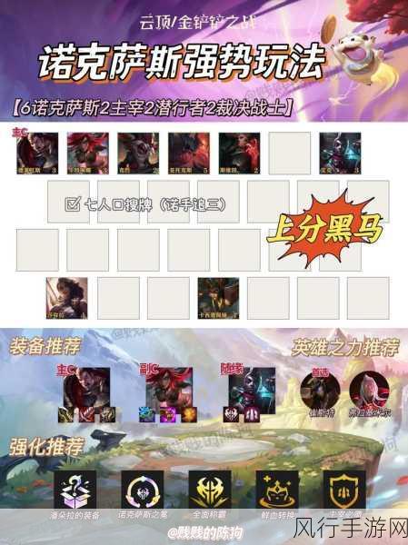 云顶之弈S9诺手攻略,德莱厄斯出装与阵容搭配深度解析