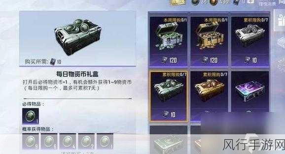 和平精英物资币获取攻略,全面解析与财经数据