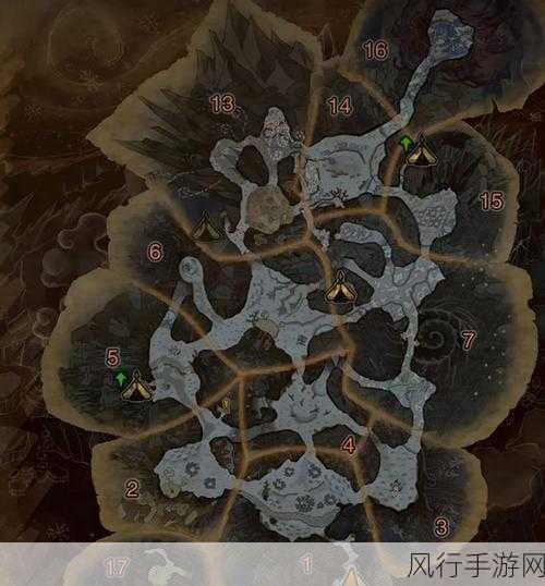 怪物猎人崛起,城塞高地副营地位置全解析