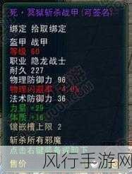 QQ西游隐龙战士属性加点策略，力量与敏捷的平衡之道