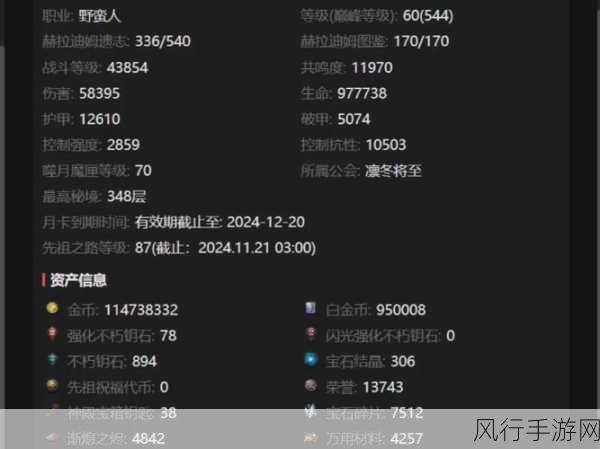 暗黑破坏神,不朽职业输出伤害排行与财经数据解析
