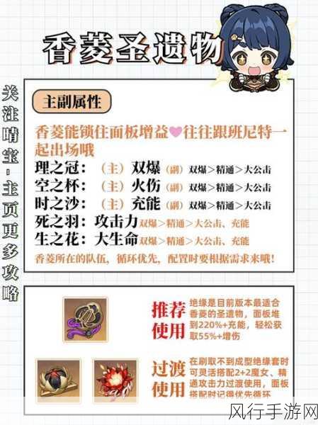 原神香菱后期圣遗物与阵容搭配深度解析