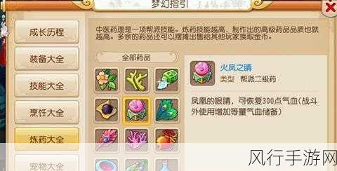 梦幻西游手游火凤之睛,高效获取策略与财务数据分析