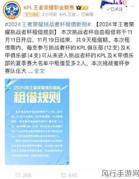 王者荣耀挑战者杯奖金揭秘,2024年奖金分配详解