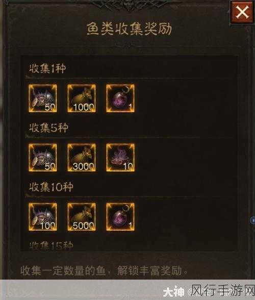暗黑破坏神不朽，金色鱼垂钓技巧与经济效益分析