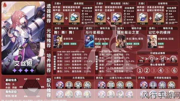 崩坏星穹铁道砂金培养全攻略，打造顶级存护角色