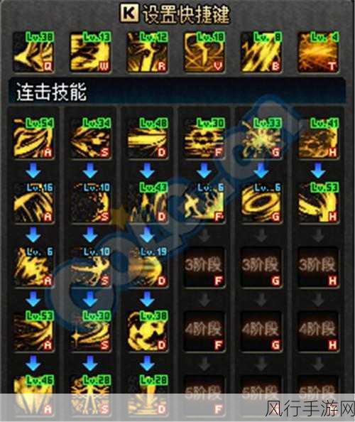 DNF黑暗武士，高效刷图加点与组合技能策略解析