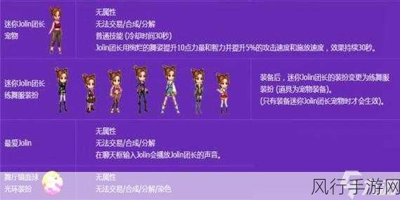 dnf宠物盘点-深入解析DNF宠物种类与属性的全面盘点