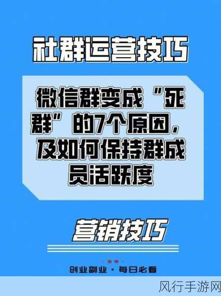 手游社群运营新视角,微信群建立与冷门建群技巧揭秘