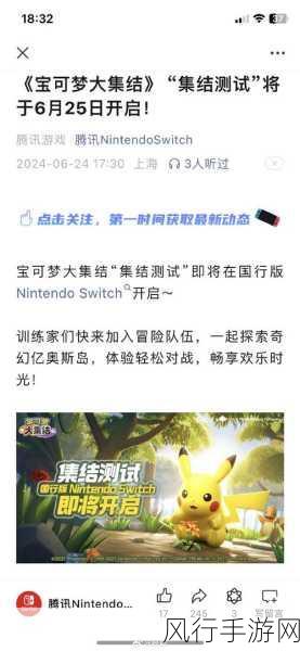 宝可梦大集结Switch登陆难题与组队困境应对策略