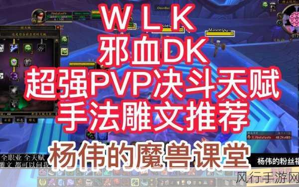 wlk血dkpvp天赋-探索血DKPVP天赋：提升战斗力与生存能力的最佳选择