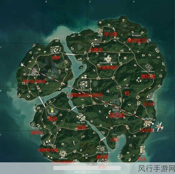 绝地求生大逃杀,中文地图全物资标注下的财经数据透视