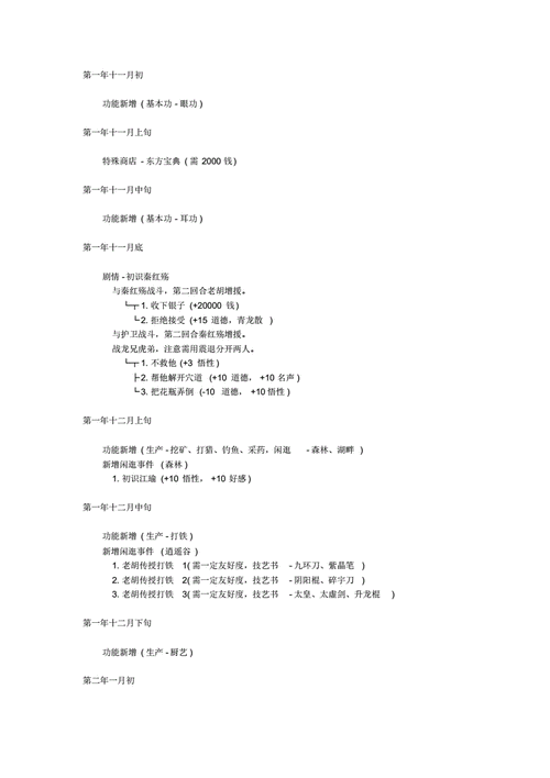 侠客风云传事件一览表-侠客风云传事件详细回顾与解析