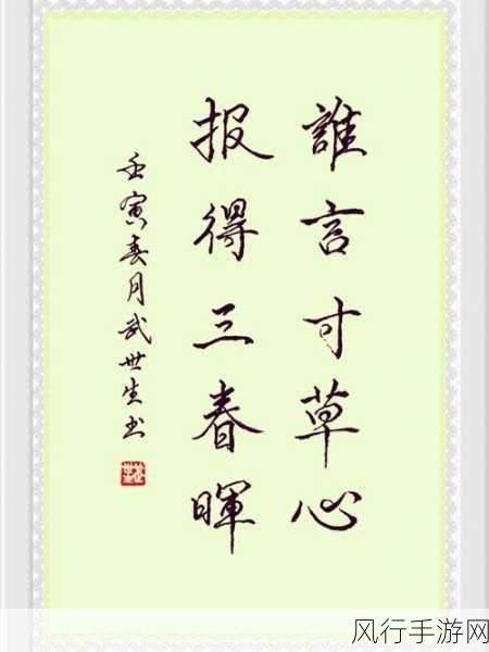 谁言寸草心，报得三春晖——深沉母爱永难忘