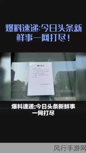 51 今日爆料-“今日爆料:最新热点事件一网打尽,精彩不容错过!”