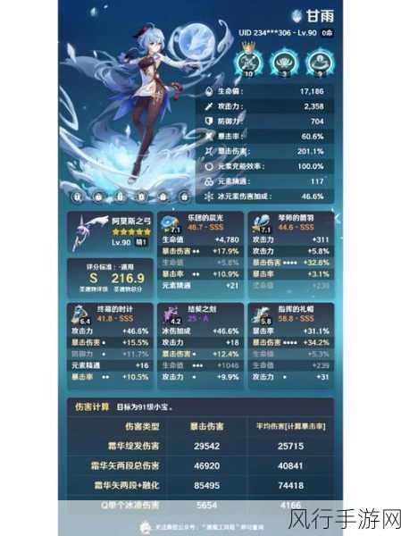 原神魈圣遗物杯子属性选择,风伤杯与攻击杯的财经数据分析