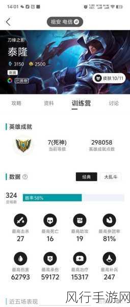 掌控利刃，英雄联盟刀锋之影的致胜秘诀