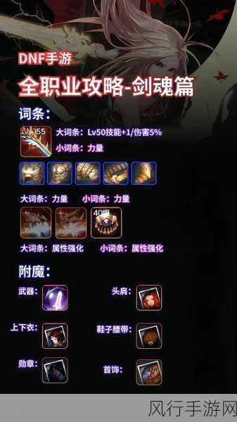 韩服DNF手游剑魂加点深度攻略,技能加点顺序与财经数据解析