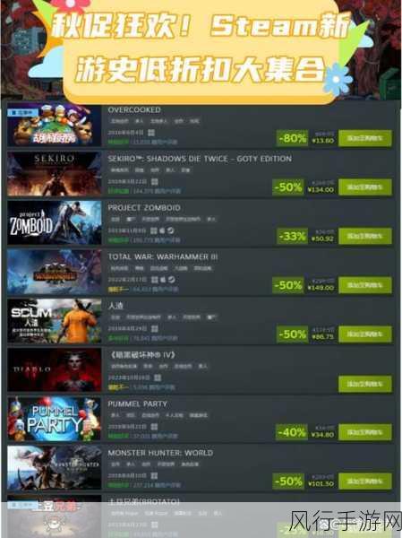 Steam 秋季特惠 2021，狂欢购物的绝佳时机
