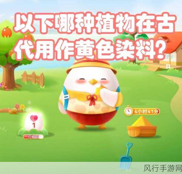 探秘古代黄色染料之植物奥秘