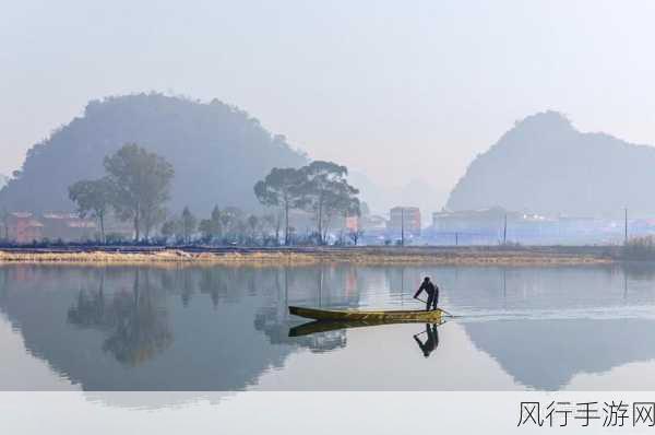 淑荣说把船开到湖中间-淑荣把船驶向湖中间，感受宁静与自然的交融