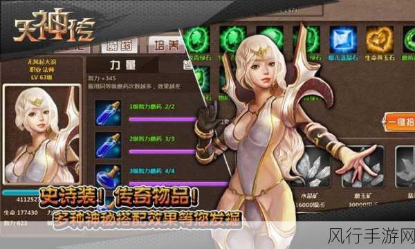 探索天神传的神秘攻略世界