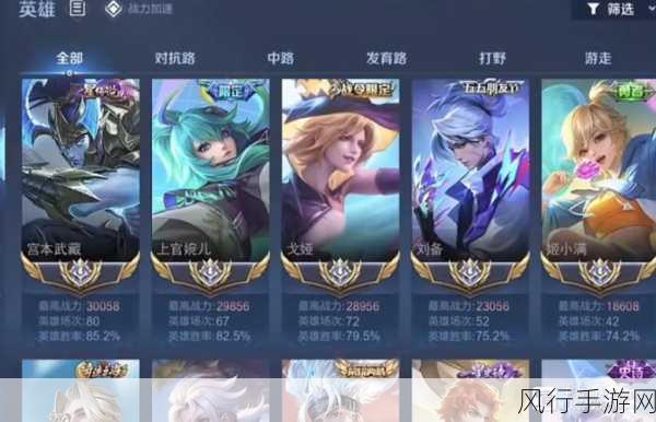 王者荣耀，深度解析各段位荣耀战力上限